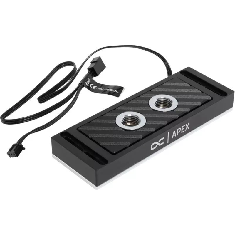 Vandens blokas Alphacool 14000 Aliuminis Nikeliuotas Plastikas Juodas 45mm 127.5mm 17.3mm