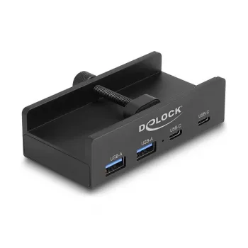 DeLOCK 64262 USB 2.0 Type-A USB centrinis įrenginys 5000 Mbit/s juodas