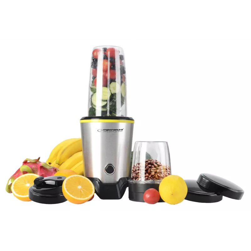 Esperanza EKM028 stalo blenderis 1000 W Juodas, Nerūdijantis plienas