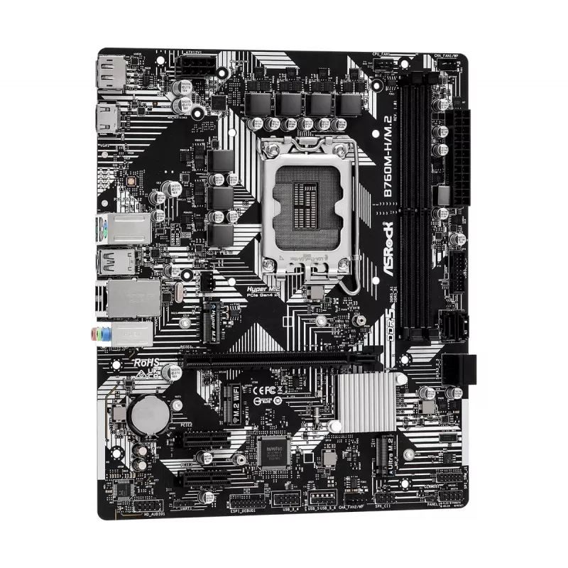 ASRock B760M-HDV/M.2 DDR5 Micro-ATX pagrindinė plokštė