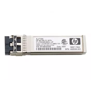 SFP+ siųstuvas-imtuvas HPE 8Gb Short Wave Fibre Channel SFP+ AJ718A-RFB