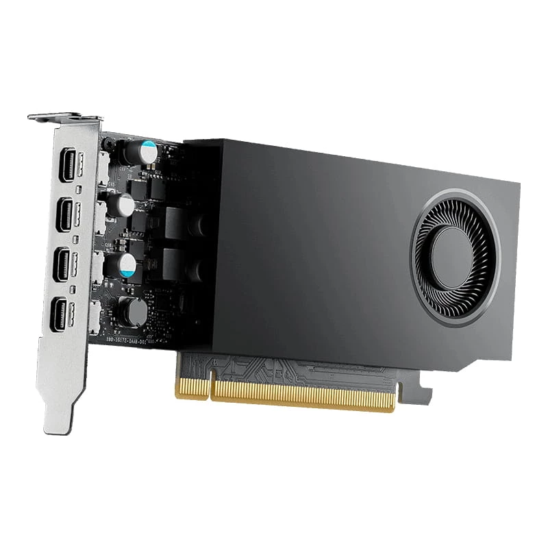 Vaizdo plokštė PNY NVIDIA RTX A400, 4 GB GDDR6, 64 bitų, PCIe 4.0 x8, 4x DisplayPort 1.4a, aktyvus aušinimas