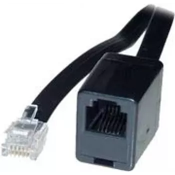 Telefono kabelis ShiverPeaks BS70226-6/6 6 m Juodas