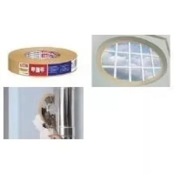 Maskavimo juosta Tesa Maler Krepp 4319 15 mm x 50 m – tvirtas krepinis popierius, lanksti