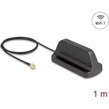 Antena DELOCK 81453 WiFi 7 RP-SMA jungtis kryptinė 2,5–3,6 dBi
