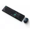 Klaviatūra Keychron B36 + BM25 pilno dydžio 100% QWERTY anglų, USB + RF belaidis + Bluetooth, žirkliniai jungikliai, juoda, pelė įtraukta