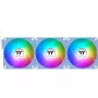 Thermaltake CT140 EX ARGB 140mm korpuso ventiliatoriai 3 vnt. rinkinys – Hydrangea Blue
