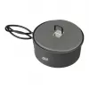 Puodas ESBIT PT1100HA – aliumininis puodas 1,1 L, Ø14,8 cm, 227 g, juodas
