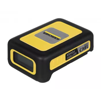 Akumuliatoriaus ir įkroviklio rinkinys Karcher Power 18 V 2,5 Ah, 1 akumuliatorius, 1 įkroviklis, geltona