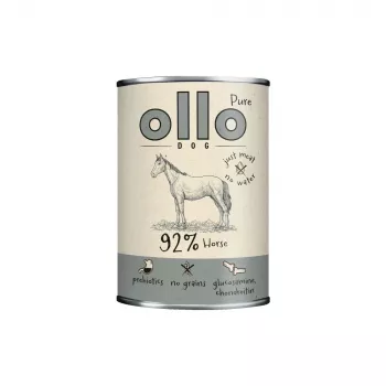 OLLO Pure Horse šlapias šunų ėdalas - 400 g