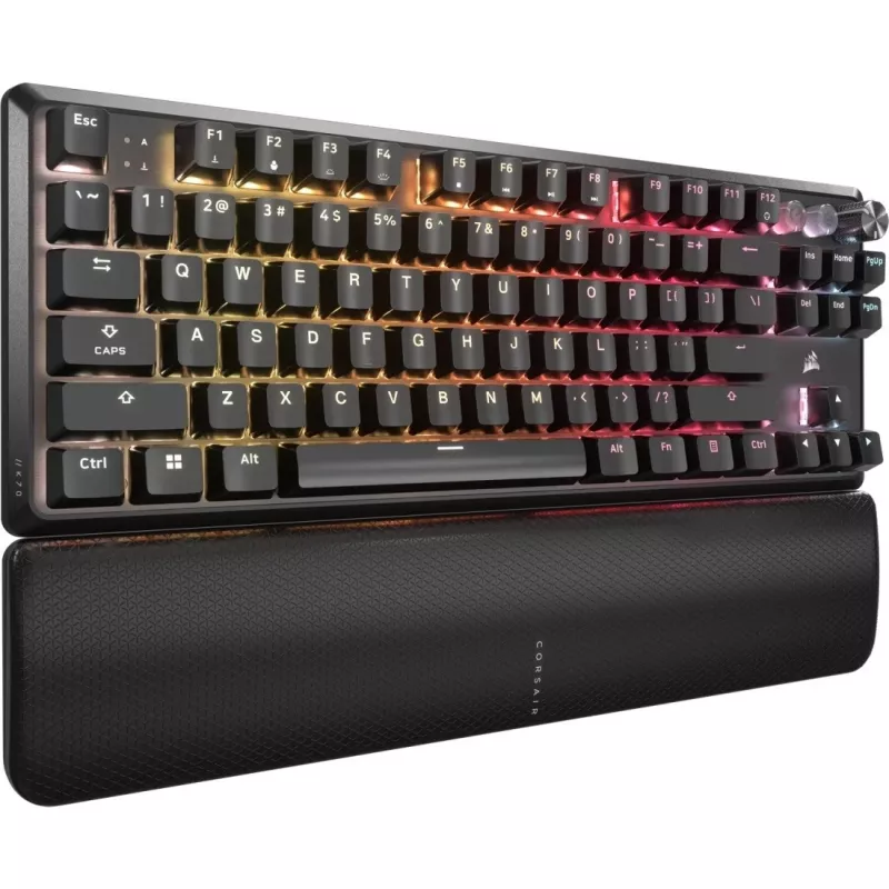 Mechaninė klaviatūra CORSAIR K70 PRO TKL — RGB apšvietimas, kompaktiškas išdėstymas