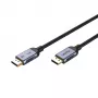 DisplayPort kabelis Unitek C1626GY01-1.5M — 1,5 m, DisplayPort 2.1, Kištukinis-Kištukinis, 360 Hz, 15360×8640, Pilka