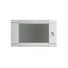 Lanberg sieninis montažinis 19 colių 6U 600x600 mm spintos korpusas pilkas (stiklinės durys)