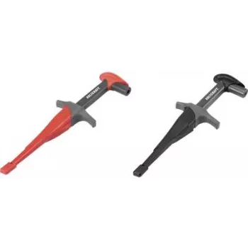 VOLTCRAFT saugos-Grabber spaustukų rinkinys 4 mm CAT III 1000 V, CAT IV 600 V juoda/raudona MSK-115 (VC-8308585)