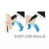 USB kabelis DeLOCK 83857 USB 2.0 3 m USB A Micro-USB B Juodas