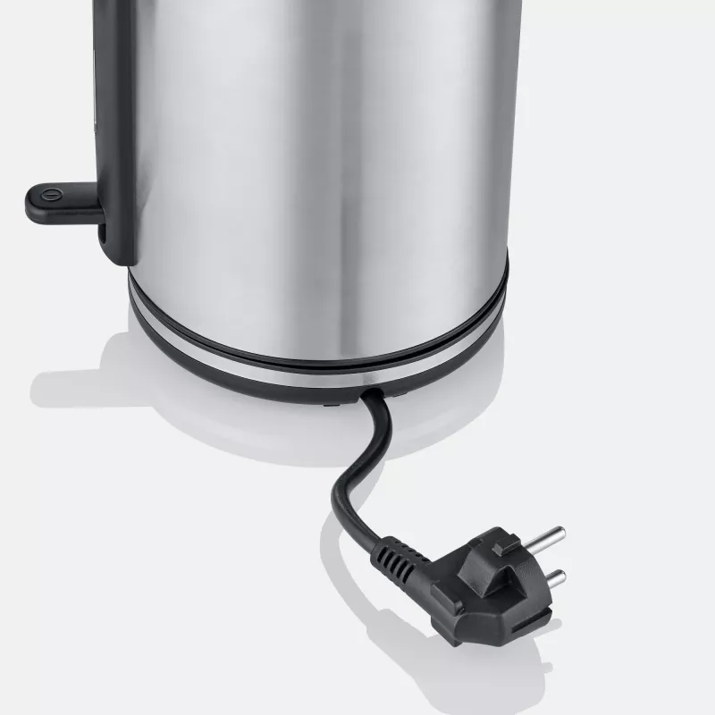Elektrinis virdulys SEVERIN WK 3449 — 1,7 L, 2400 W, nerūdijantis plienas/plastikas, juodai-sidabrinis