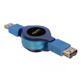 USB 3.0 ilginimo kabelis DeLOCK 82649, 1,20 m, ištraukiamas, vyriškas/moteriškas