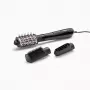 Šildomas šepetys plaukams BABYLISS Style Smooth 1000 Airflow AS128E, 1000 W, juodas, 3 antgaliai, jonų technologija, reguliuojamas termostatas