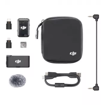 Belaidė mikrofonų sistema DJI Mic 2 juoda