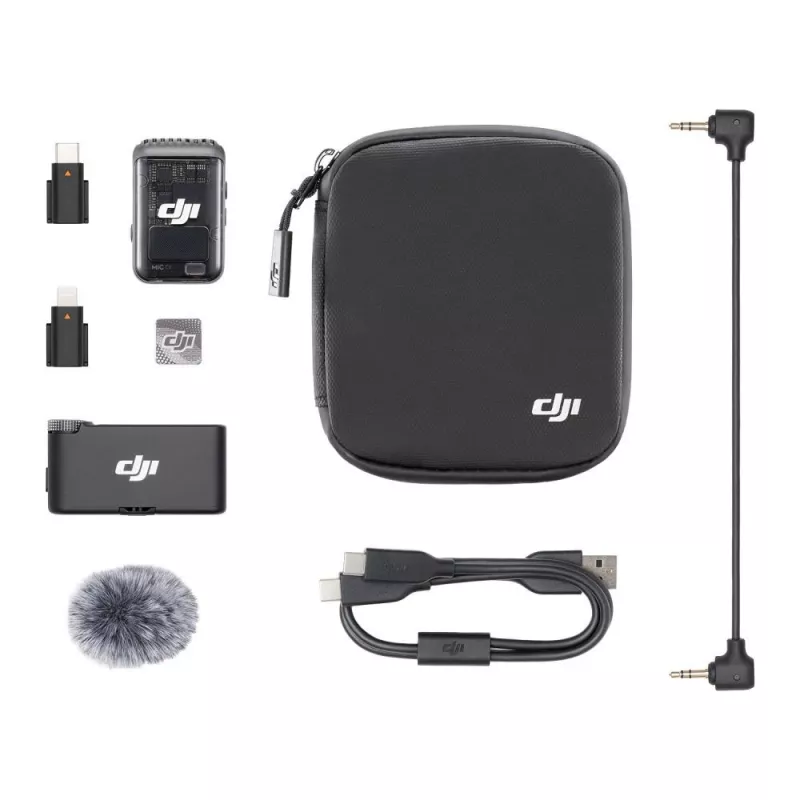 Belaidė mikrofonų sistema DJI Mic 2 juoda