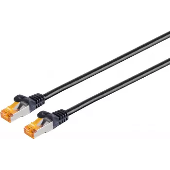 Tinklo kabelis ShiverPeaks S/CONN 08-26075 juodas 10 m Cat6a S/FTP