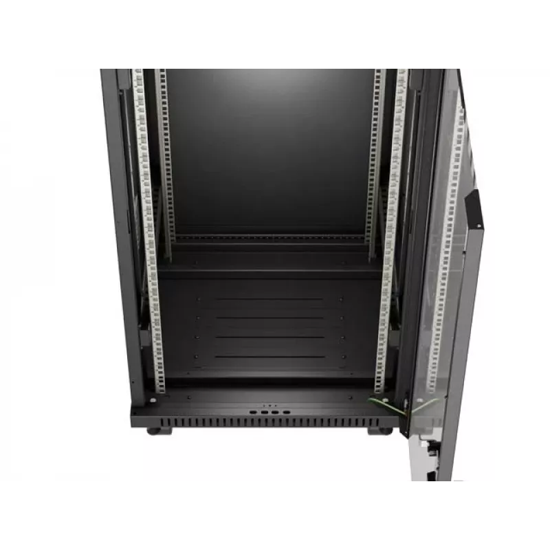Stovimas serverio spintos rėmas LANBERG FF01-6624-12BL 24U 19 colių 600×600 mm, IP20, 1200 kg, juodas