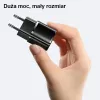 usams Phone Charger T36 1x USB-C + Lightning PD — kompaktiškas PD įkroviklis su USB-C ir Lightning jungtimis