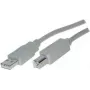 USB kabelis ShiverPeaks BS77023 3 m USB 2.0 A-B pilkas