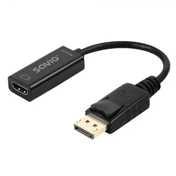 Adapteris Savio DisplayPort (M) v1.2 - HDMI A (M) v1.4, 4K, AK-62