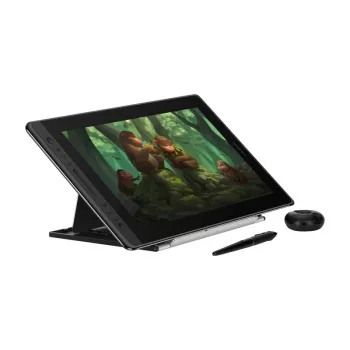 Grafikos planšetė HUION Kamvas Pro 16 – 15,6 col. IPS, 1920×1080, 344,2×193,6 mm darbinis plotas, 8192 slėgio lygiai, laidinis USB