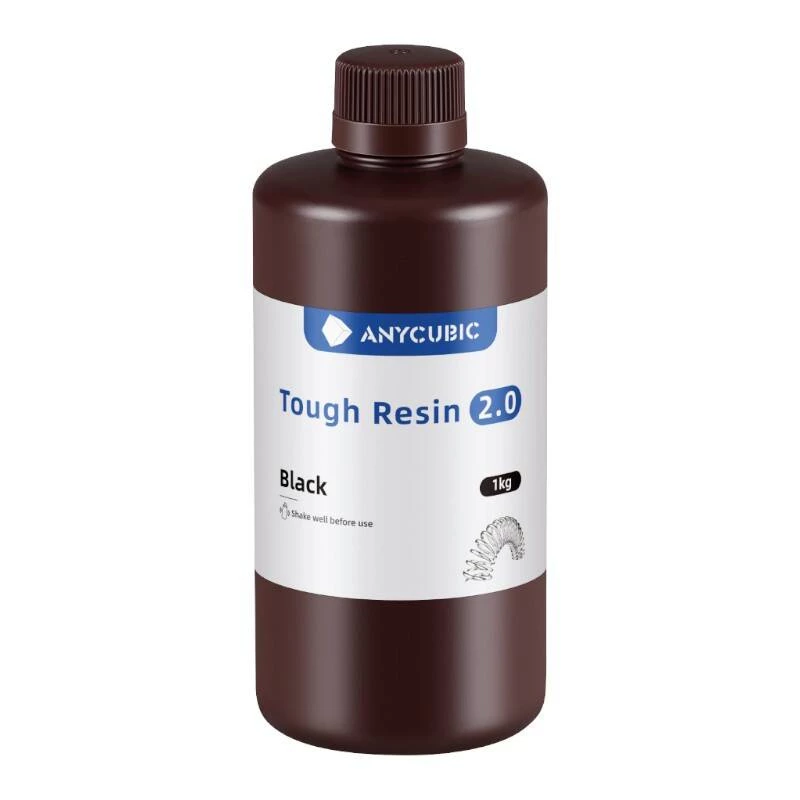 Fotopolimero derva AnyCubic Tough Resin 2.0 juoda 1 kg SRX2BK-101A