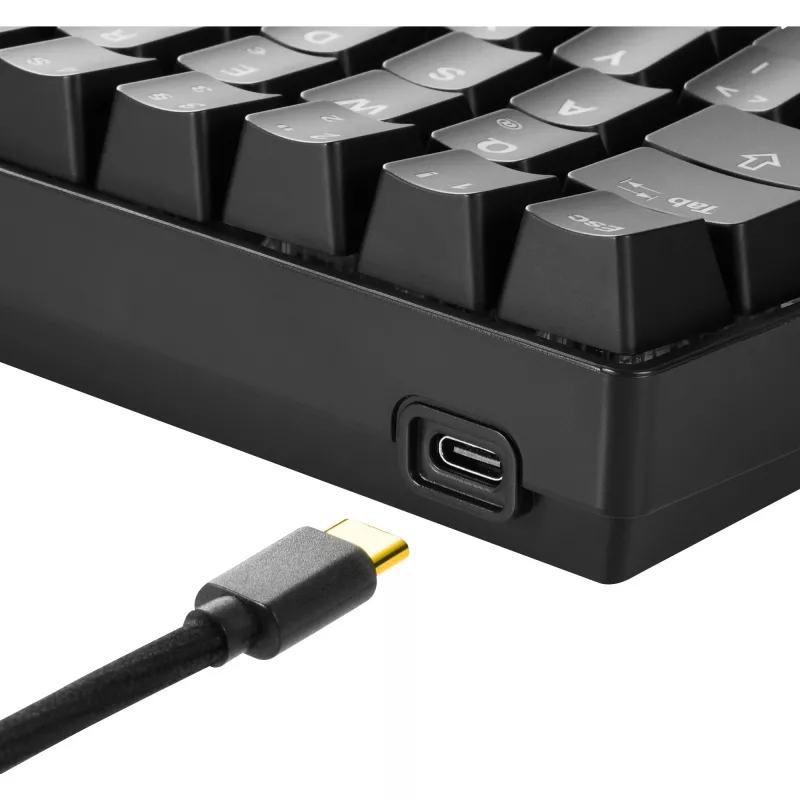 Sharkoon SKILLER SGK50 S4 klaviatūra žaidimams USB QWERTZ vokiška juoda
