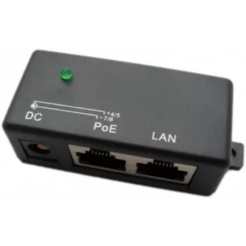 „Extralink“ vieno prievado PoE įpurškiklis 100 Mb/s RJ45
