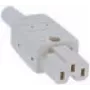 Maitinimo kištukas C15 Bachmann 916.970 Pilka