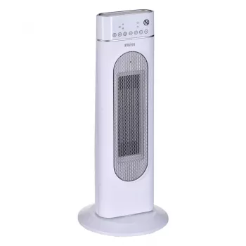 Elektrinis keraminis šildytuvas NOVEEN PTC3000, 2000 W (1200 W min), LED ekranas, laikmatis, nuotolinis valdymas, siūbavimas, baltas