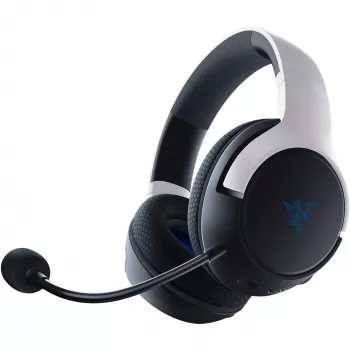 Razer Kaira HyperSpeed belaidės ausinės su ausų juosta, žaidimams, USB Type-C, Bluetooth, balta, juoda