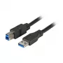 USB laidas EFB K5236 1,8 m juodas