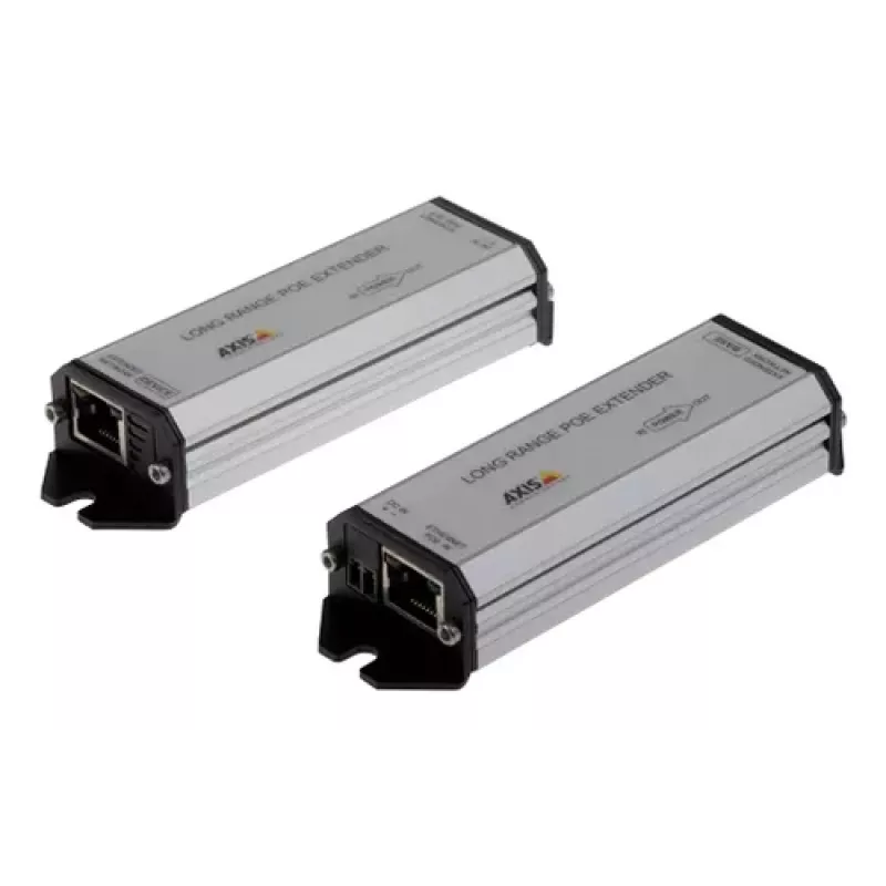 AXIS ilgo nuotolio PoE praplėtimo rinkinys - kartotuvas - 100 Mb/s LAN - 10Base-T, 100Base-TX - RJ-45 / RJ-45 - iki 1 km