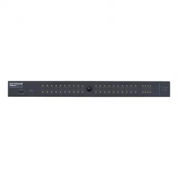 NETGEAR GSM4248PX-100EUS valdomas tinklo jungiklis Managed L2/L3/L4 Gigabit Ethernet (10/100/1000) Power over Ethernet (PoE) juodas