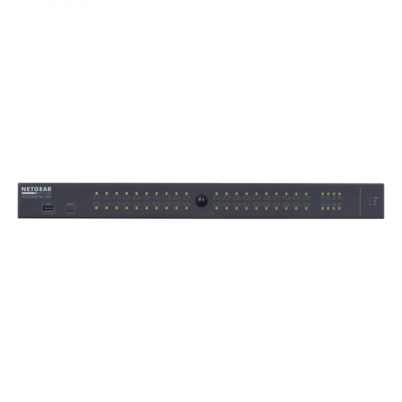 NETGEAR GSM4248PX-100EUS valdomas tinklo jungiklis Managed L2/L3/L4 Gigabit Ethernet (10/100/1000) Power over Ethernet (PoE) juodas