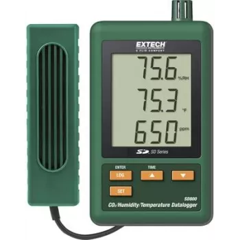 EXTECH SD800 CO2/drėgmės/temperatūros duomenų registratorius, 0,0–50,0 °C