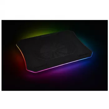 Thermaltake Massive 20 RGB Laptop Cooling Pad su 200 mm ventiliatoriumi, 10–19 colių, juoda