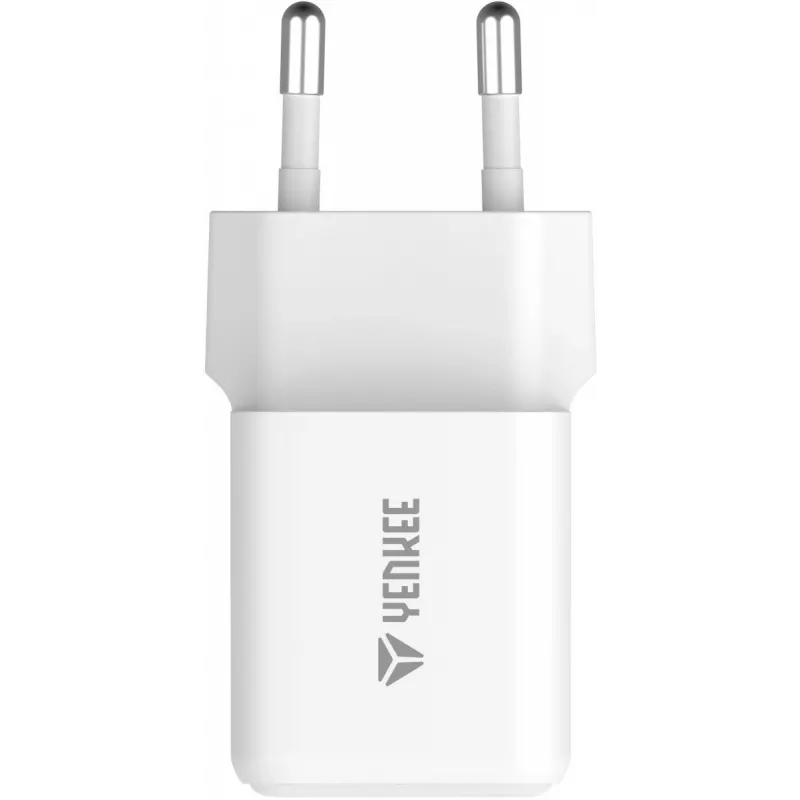 Sieninis USB-C / USB-A įkroviklis YENKEE YAC G38 20W 3A Power Delivery