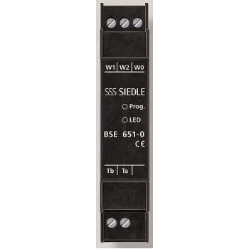Siedle & Sohne BSE 651-0 (210007486-00) Juoda magistralės perjungimo įrenginys DIN bėgiui
