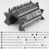 Precizinis atsuktuvų rinkinys Extralink EX.21465 – Magnetinis 128-in-1 bitų komplektas