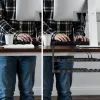 Stalo kabelių tvarkyklė MACLEAN MC-102 – 2 lygių pakabinamas po stalu padėklas, max apkrova 5 kg, max ilgis 728 mm, juoda