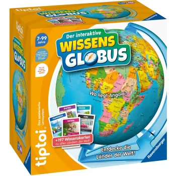 Ravensburger tiptoi interaktyvus pažintinis gaublys