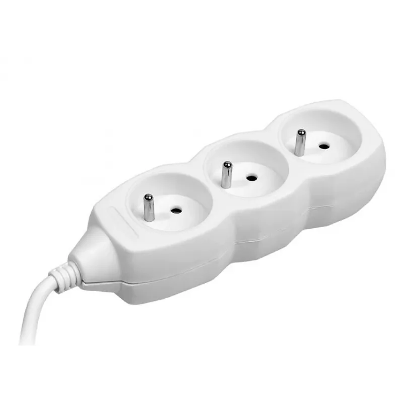TRACER PowerCord ilginimo laidas 1,5 m 3 lizdai baltas