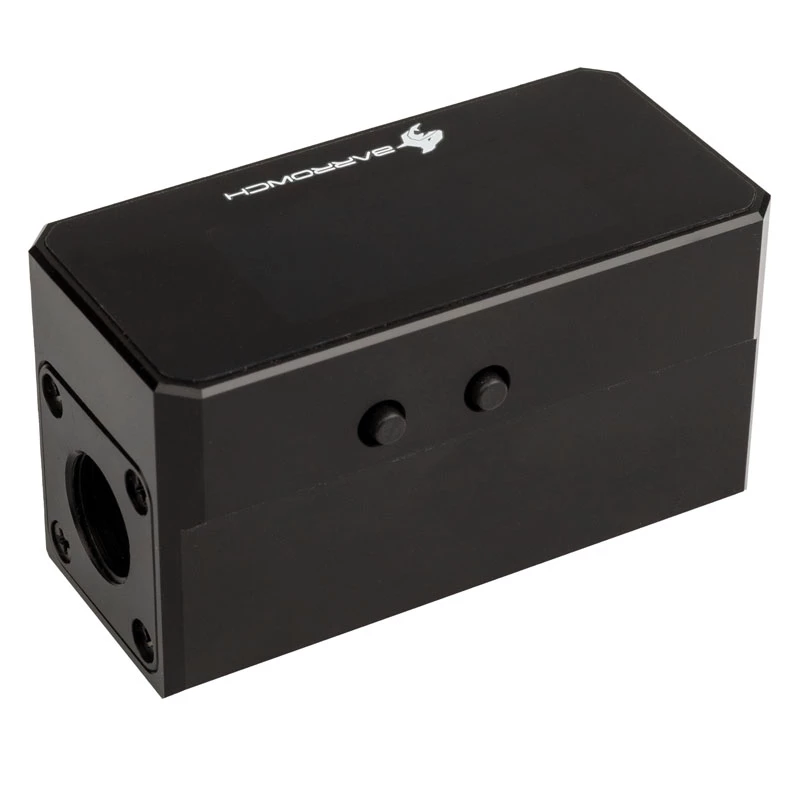 Srauto matuoklis Barrow FBFT08 B su OLED ekranu, juodas
