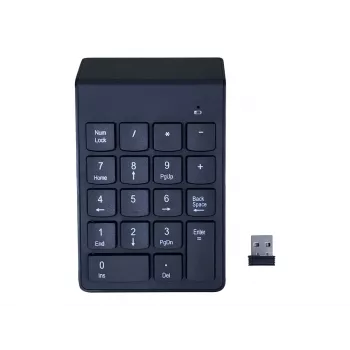 Gembird KPD-W-02 skaičių klaviatūra nešiojamam kompiuteriui Bluetooth juoda